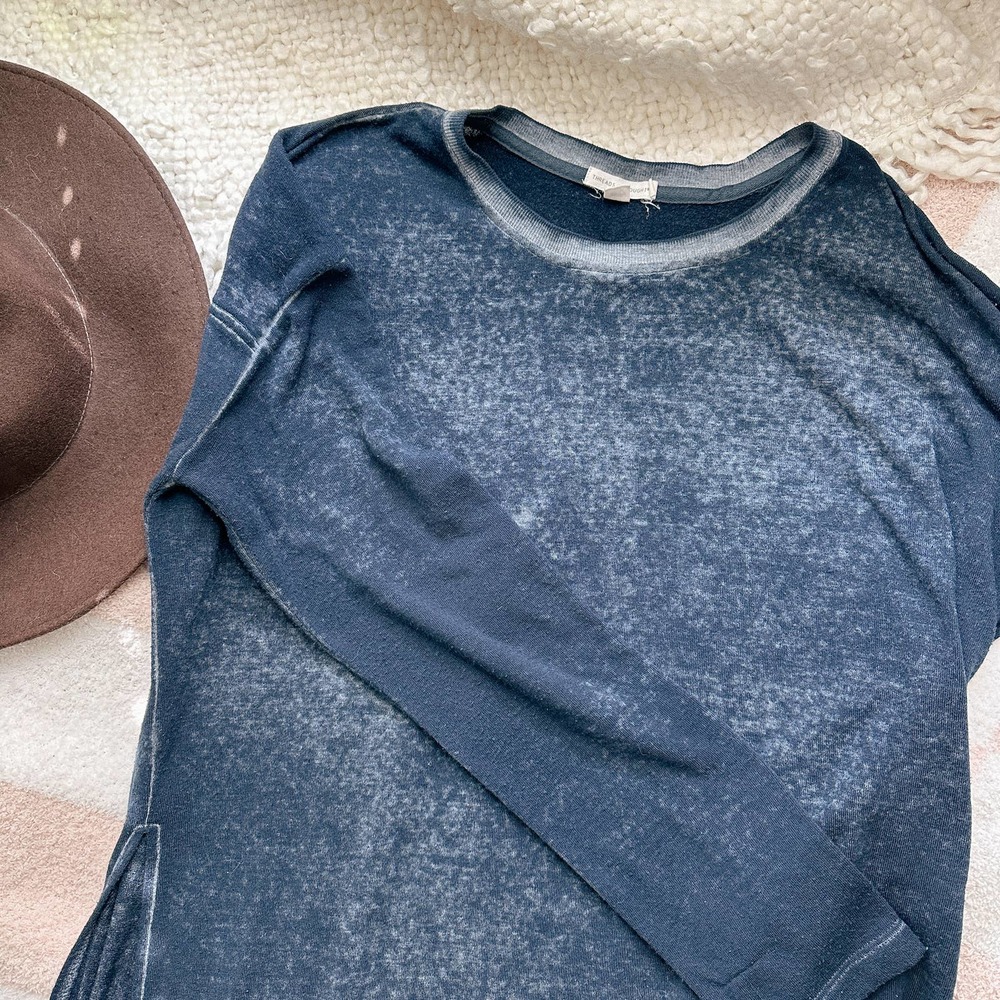 Threads 4 Thought Blue long sleeve shirt eco friendly